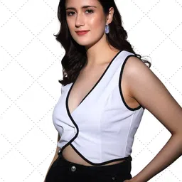 tandul Solid Women Waistcoat image 4