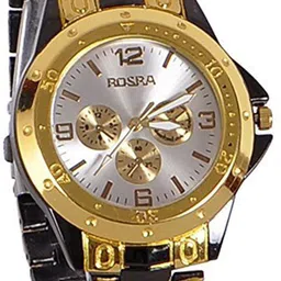 mahavira collection chronograph | Primum | Men's Watch | Expensive | Warranty Analog Watch - For Men Trending | Gold Watch | Stainless steel | Casual | Branded | Original Gold-picture-41