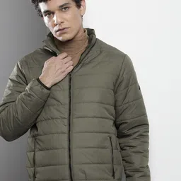 the indian garage co. Men Solid Quilted Jacket-picture-20