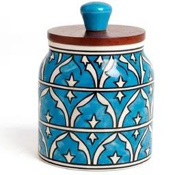 bright crockery Ceramic Tea Coffee & Sugar Container - 350 ml image 1