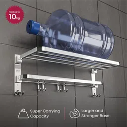 usf RACK-304-18 Inch-1 PS Silver Towel Holder image 5
