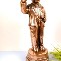apka mart Bronze-Toned Dr. Ambedkar Statue Figurine Showpiece image 2