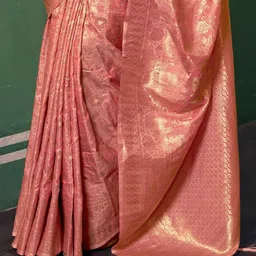 KALINI Ethnic Motifs Woven Design Zari Saree image 5