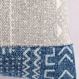 HANDICRAFT PALACE Blue & Grey Abstract Square Cushion Covers image 5