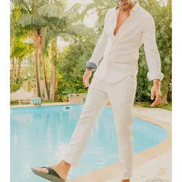 Doubleu Men Grey Rubber Thong Flip-Flops image 2