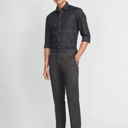 Arrow New York Striped Slim Fit Classic Cotton Formal Shirt image 2