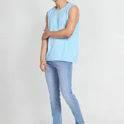 Flying Machine Men Mid-Rise Light Shade Heavy Fade Non Stretchable Slim Fit  Jeans image 5