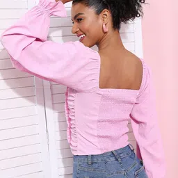 Tokyo Talkies Striped Twisted Top image 4