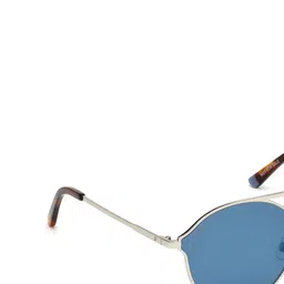 WEB EYEWEAR Unisex Round Sunglasses WE0207 55 16X-Blue image 5