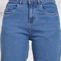 Shein Full Length Fly With Button Closure Clean Wash Jeans image 5