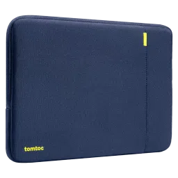 tomtoc A13D2B2 Recycled Fabric Laptop Sleeve for 14 Inch Laptop (Water Resistant, Blue)-picture-16