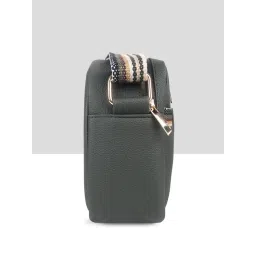 Yelloe Green Multicompartment Sling Bag for Women image 4