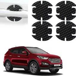 tasaze Car Door Scratch Protection sticker finger guard (PU) Transparent for Santa Fe Car Grab handle-picture-20