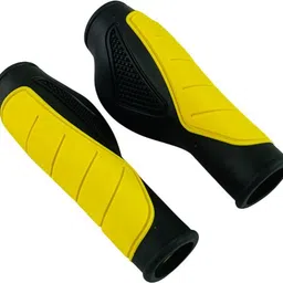 shrenik Cycle Handle Grip Set Dual Color Non Toxic Soft Rubber Anti-slip MTB/CITY Bicycle Handle Grip-picture-24