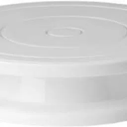 fitaza 28 cm, 360 Degree Rotating Revolving Cake Turn Table/Cake Decorating Plastic Cake Server-picture-10
