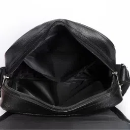 jairaj Black Men Sling Bag Men Sling Bag extra large side bag for men image 5
