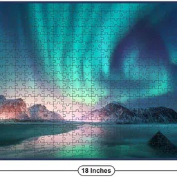 webby Aurora Borealis Over The Sea Jigsaw Puzzle, 500 pieces image 3
