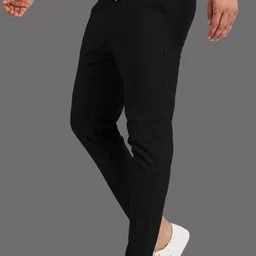 gajavu Pack of 2 Men Solid Black, Grey Track Pants image 3