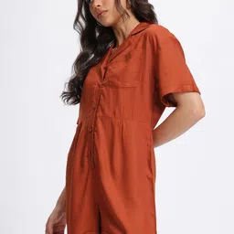 glitchez Solid Women Jumpsuit image 5