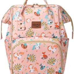 chinmay kids Large Capacity Mother Bag Diaper Backpack with Insulated Bottle Storage Diaper Bag-picture-17