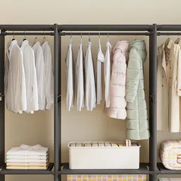 dwellit Portable Open Wardrobe PP Collapsible Wardrobe image 4