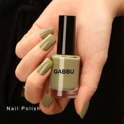 gabbu Long-Lasting Nail Paint with High Shine & Quick-Dry Formula Light Green-picture-21