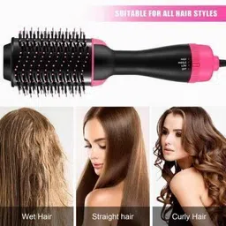 ND BROTHERS 3IN1 Hair Straightener, Hair Curling, Hair Dryer, One Step Hair Dryer ND111 Hair Dryer-image-44