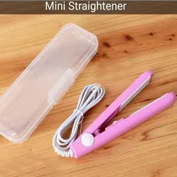 movilhub TRENDY NEW STYLE HAIR STRAIGHTNER MINI HAIR STRAIGHTNER PINK , Hair Straightener-image-16