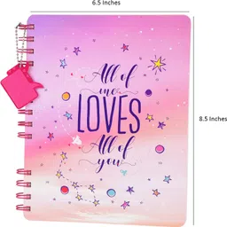 doodle Forever Mine Love Diary With Bookmark Dangler B5 Diary Ruled 160 Pages image 3