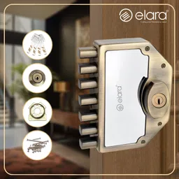 elara Iron Glossy Deadbolts image 4