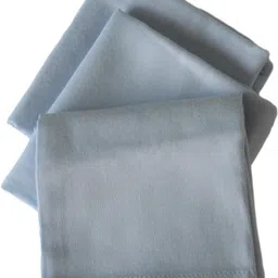 Vissage Pack of 3 Handkerchiefs (Men) : Soft Cotton ["Light Blue"] Handkerchief-picture-10