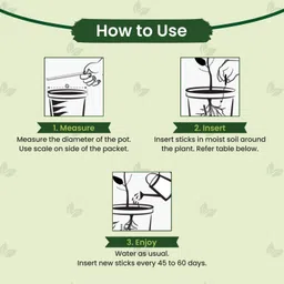 coachmaster Plant Food Fertilizer Sticks (35pcs) For All Home Garden Indoor & Outdoor Plants Fertilizer image 5