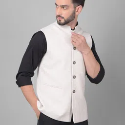 crimsoune club Solid Men Waistcoat image 4