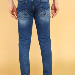 killer Men Skinny Mid Rise Blue Jeans image 4