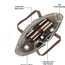 lavie Women White Tote image 4