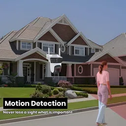 GiftNow 6MP 3 Lens Wifi 360 View CCTV Camera Waterproof AI Human Detection Night Vision Security Camera image 3