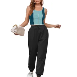 Sanwariya Silk Colourblocked Sleeveless Crop Top image 5
