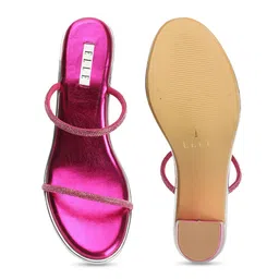 ELLE Embellished Party Block Heels image 3