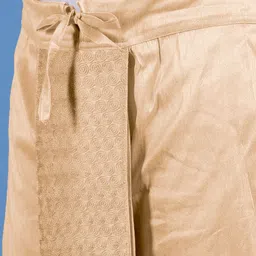 here&now x sanwara Sanwara Men Embroidered Art Silk Dhotis image 5