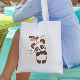 scrunstore Women White Tote image 4