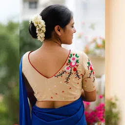 tinju arts V-Neck Women Blouse image 1