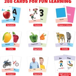 little berry Big Flash Cards for Kids (All-in-One Bundle of 9) - 288 Learning Cards image 2