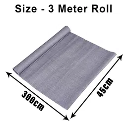 Kuber Industries Grey 3 Pieces Self Design PVC Kitchen Shelf Liner Organisers image 3