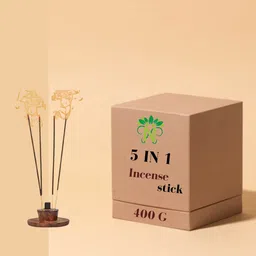 nimba Incense sticks 5 in 1 Rose, Gugal, Loban, Pinapple, Kewda image 4