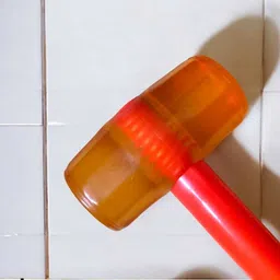 arqest Tile Rubber Hammer with Rubber round Head comfortable Tile Hammer AT-S1 Mallet image 1