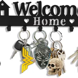 suveharts Key Holder | Welcome Home Metal Keyholder | Steel Key Holder Wood Key Holder-picture-22