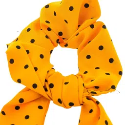 Silvermerc Designs Women Set of 2 Yellow & Red Ponytail Holders image 4