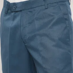 VEI SASTRE Men Smart Slim Fit Mid-Rise Formal Trousers image 5