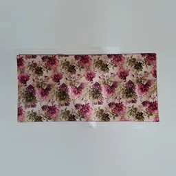 GROKI Pink & Green Floral Printed Pure Cotton Table Runner image 3