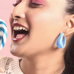 TOKYO TALKIES X rubans FASHION ACCESSORIES Set Of 6 Geometric Shaped Earrings-picture-44